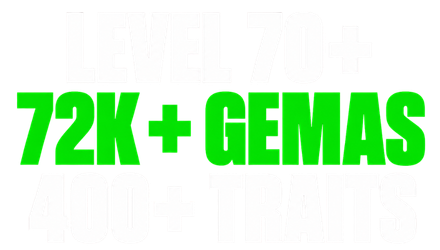 Imagem da oferta Level 70 Até 99 + Gemas 72k Até 180k + Trait Reroll 400 Até 617