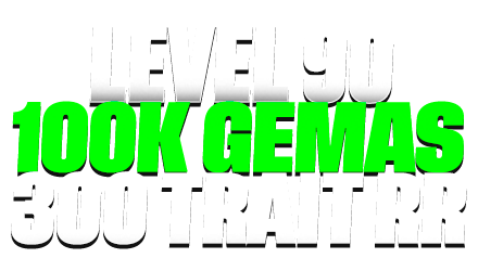 Imagem da oferta Conta Lvl 90 + 100 Mil Gemas + 300 Trait Reroll