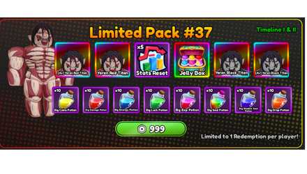 Imagem da oferta LIMITED PACK #37