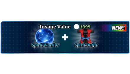Imagem da oferta SPIRIT WARRIOR + SPIRIT OUTFIT