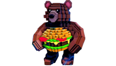 Imagem da oferta (MEGA PROMOÇÃO) HACKER BEARINI BURGERINI LEVEL 200