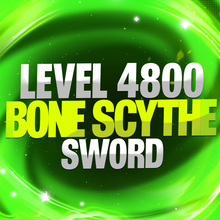 Imagem da oferta LEVEL 4800 + BONE SCYTHE SWORD + GEMAS ALEATÓRIAS + ITENS ALEATÓRIOS