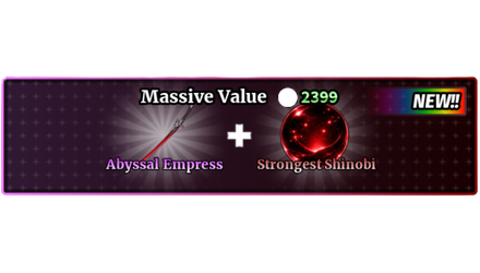 Imagem da oferta MASSIVE VALUE + ABYSSAL EMPRESS + STRONGEST SHINOBI