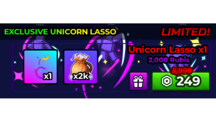 Imagem da oferta EXCLUSIVE UNICORN LASSO