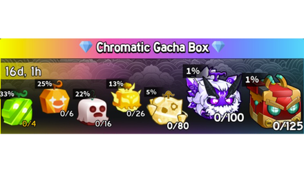 Imagem da oferta 50X ROLL CHROMATIC GACHA BOX