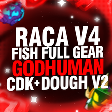 Imagem da oferta LVL 2600 + RAÇA V4 (FULL GEAR) SHARK + CDK + DOUGH V2 + GODHUMAN