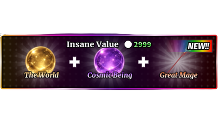 Imagem da oferta THE WORLD + COSMIC BEING  + GREAT MAGE
