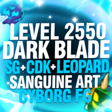 Imagem da oferta LEVEL 2550 + DARK BLADE + CDK + SG + SANGUINE ART + CYBORG FULL GEAR + LEOPARD