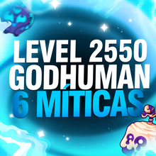 Imagem da oferta LEVEL 2550 + GODHUMAN + 6 MITICAS ALEATÓRIA