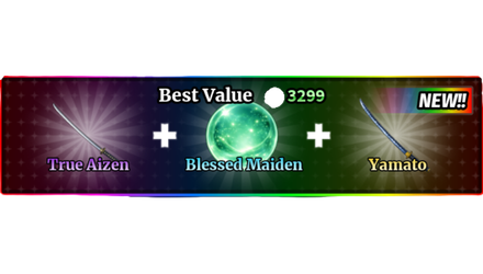 Imagem da oferta BEST VALUE + TRUE AIZEN + BLESSED MAIDEN + YAMATO