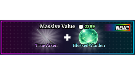 Imagem da oferta MASSIVE VALUE + TRUE AIZEN + BLESSED MAIDEN
