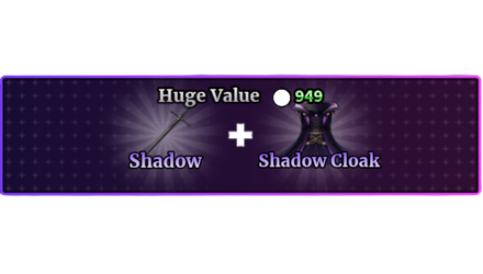Imagem da oferta HUGE VALUE + SHADOW + SHADOW CLOAK